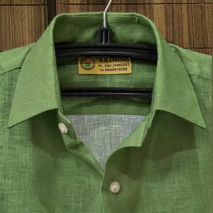 Linen-Blend Pista Shirt